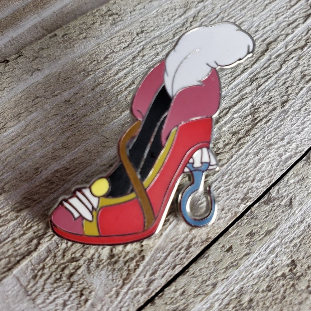 2/$18 Disney Land Villain Shoes Captain Hook Pin